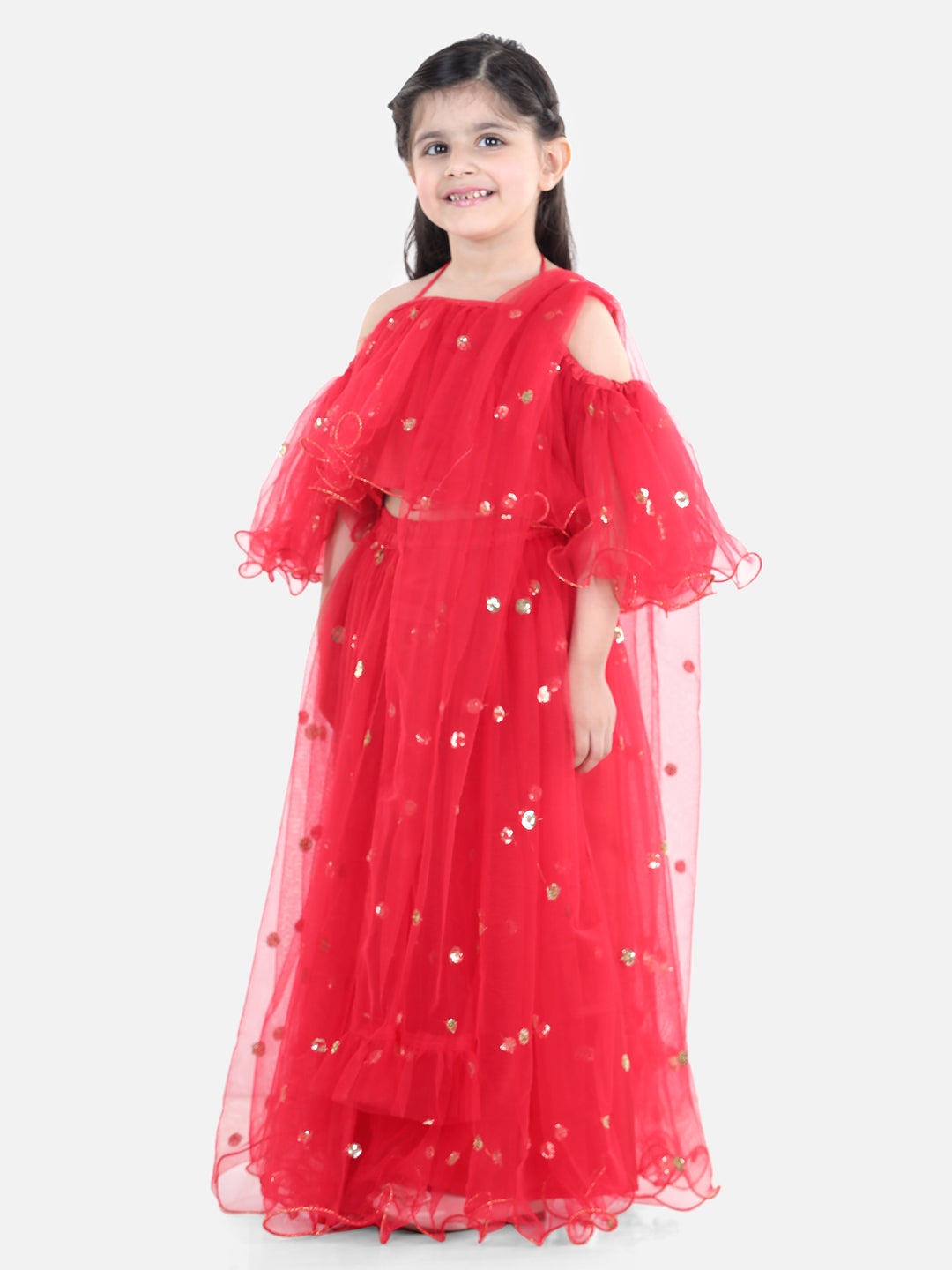 Girl's Net Red Lenhenga Sets - Bownbee