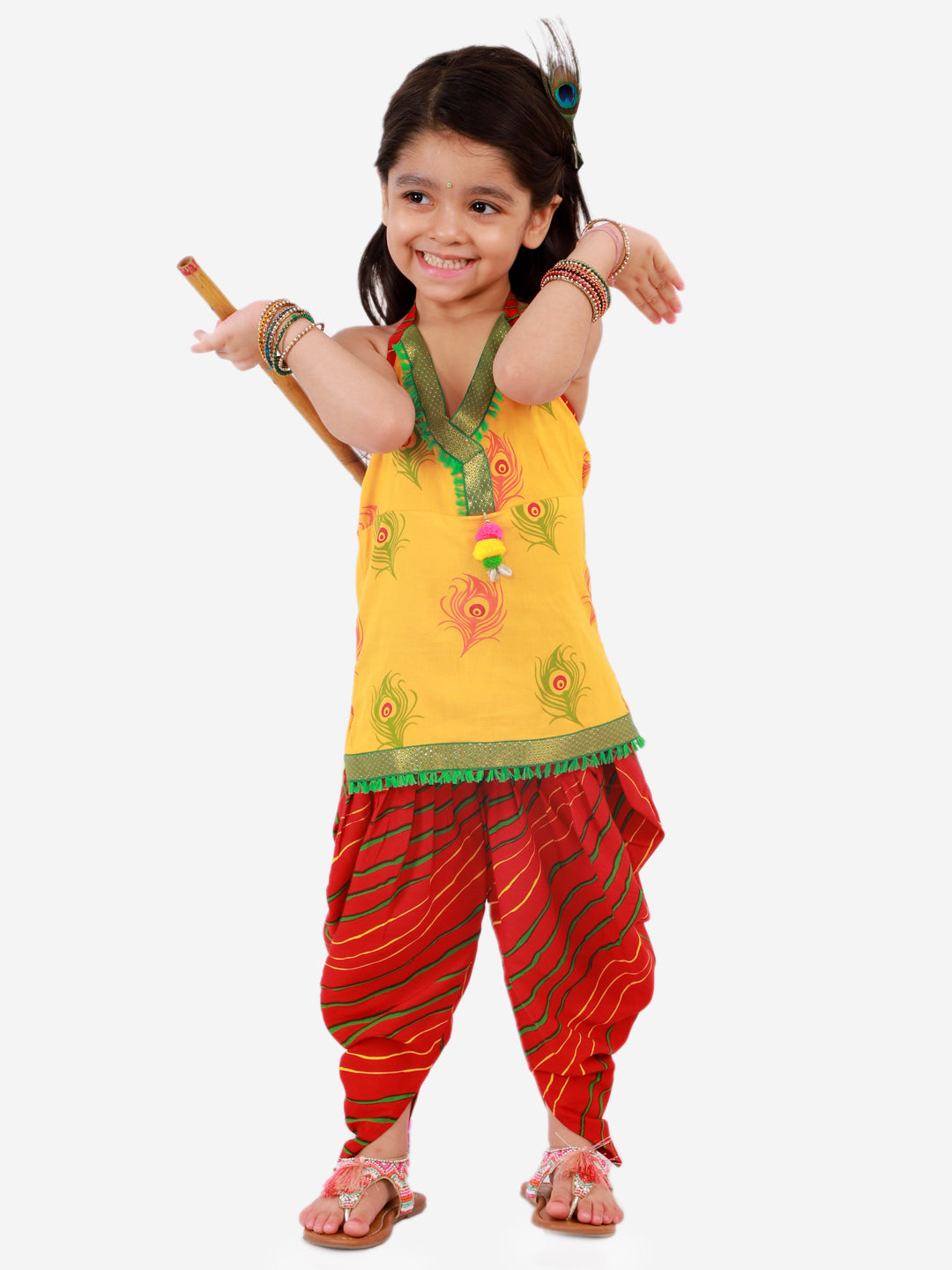 Cotton Kurta & Dhoti Pant Set for Girls -  KID1 Girls
