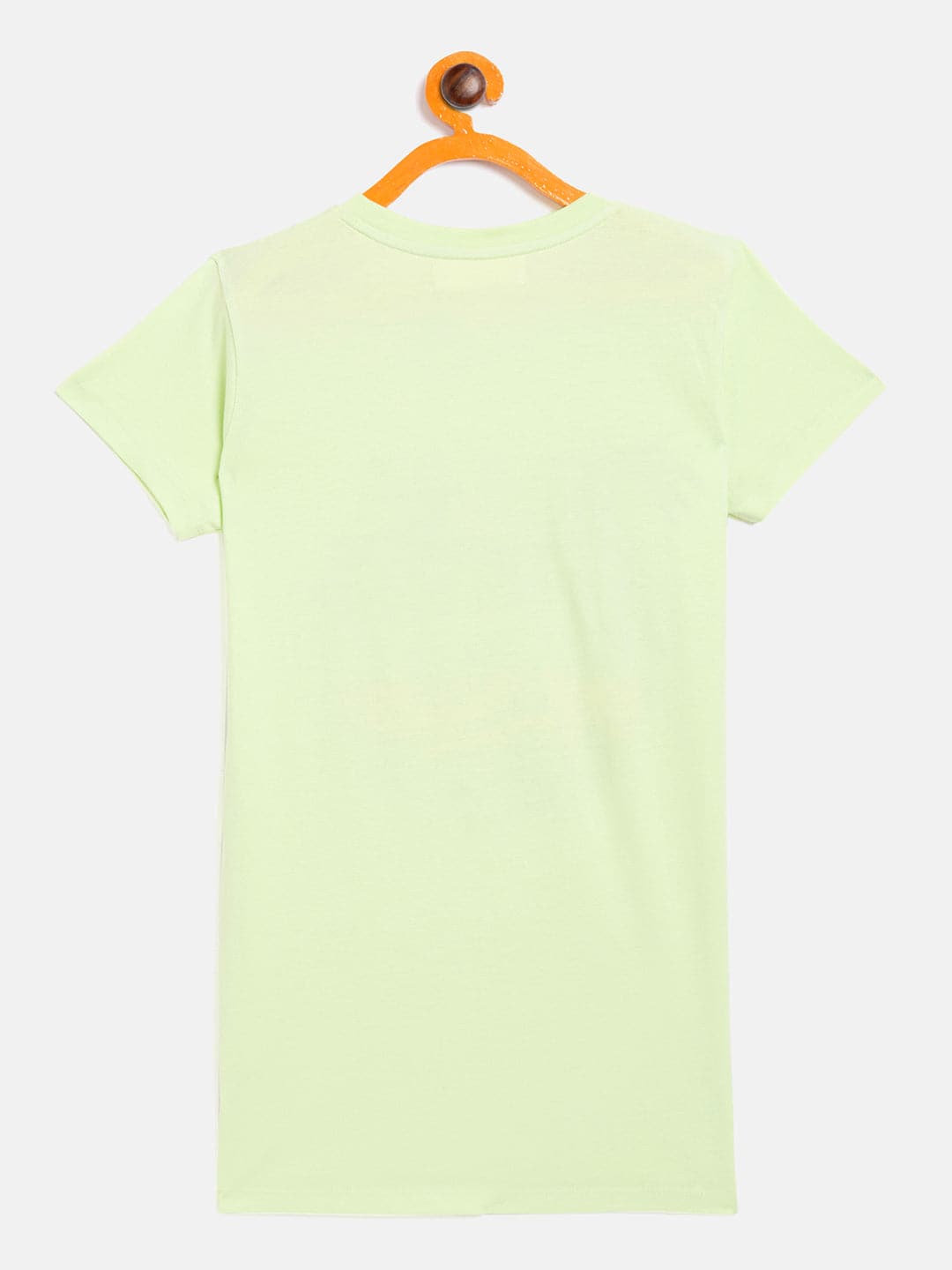 Girl's Green Bus Print T-Shirt Dress - LYUSH KIDS