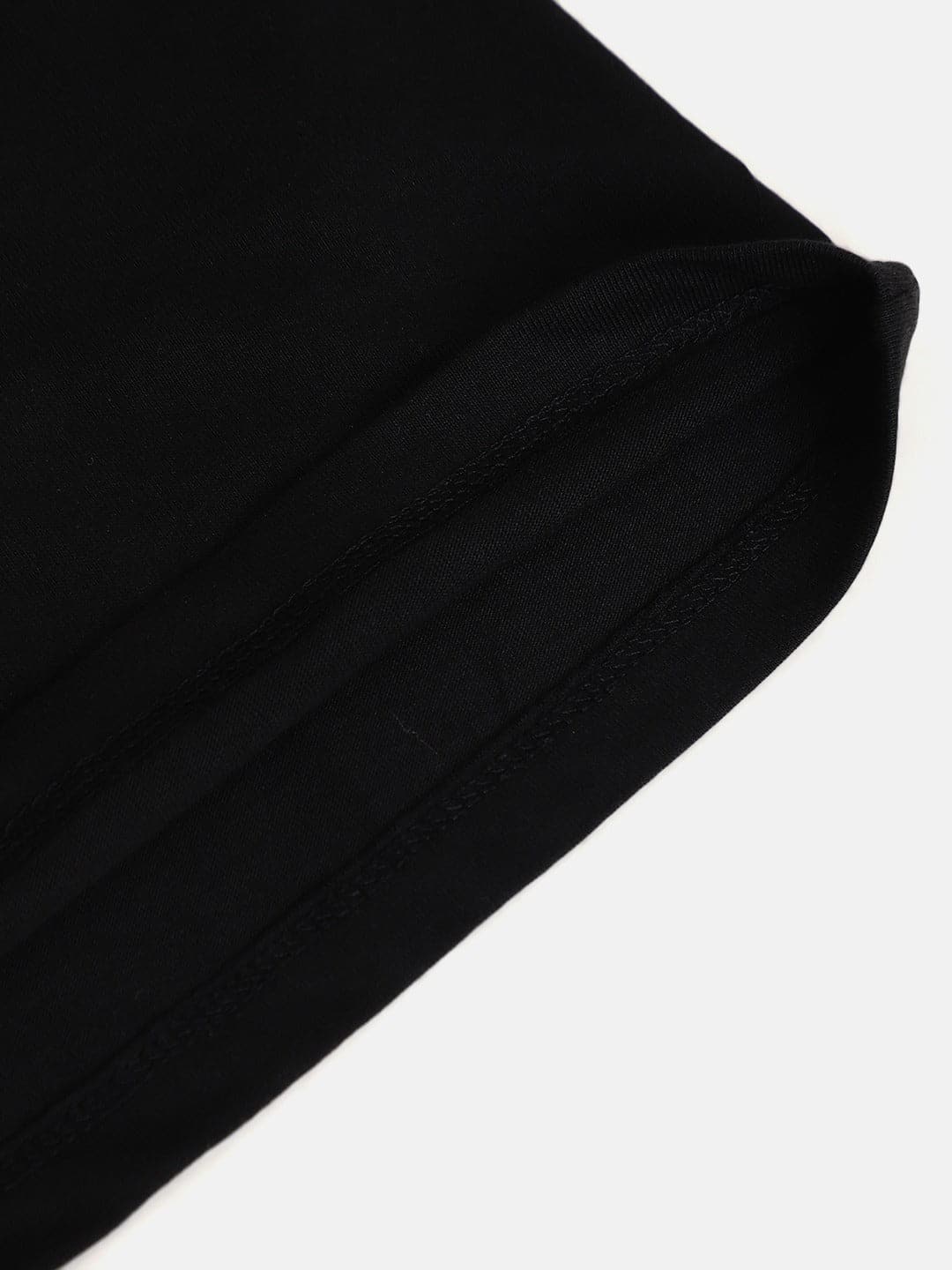 Girl's Black FASHION 58 Full Sleeve Crop T-Shirt - LYUSH KIDS