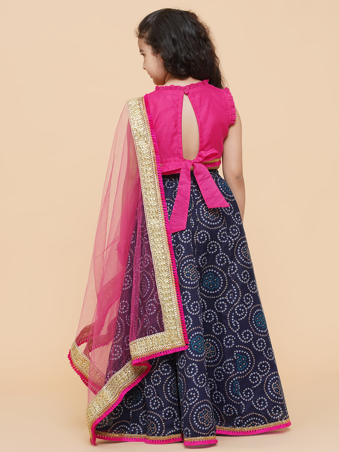 Girls Ready To Wear Lehenga & Blouse With Dupatta - Bitiya By Bhama