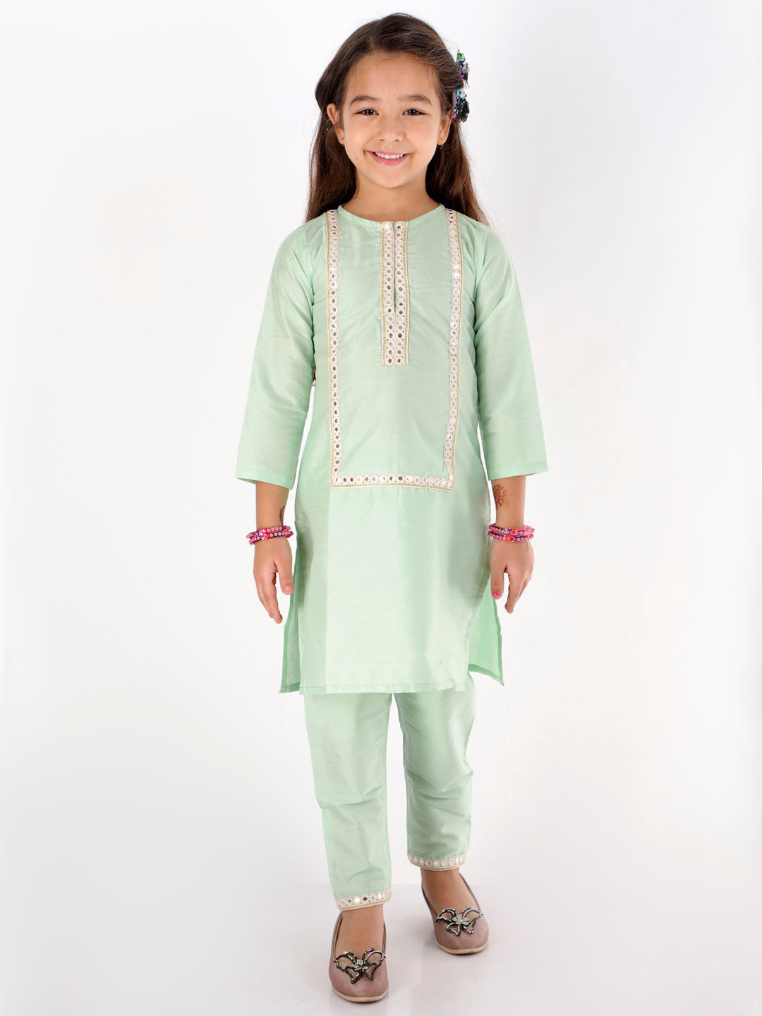 Viscose Kurta & Pant Set for Girls - Vastramay Girls