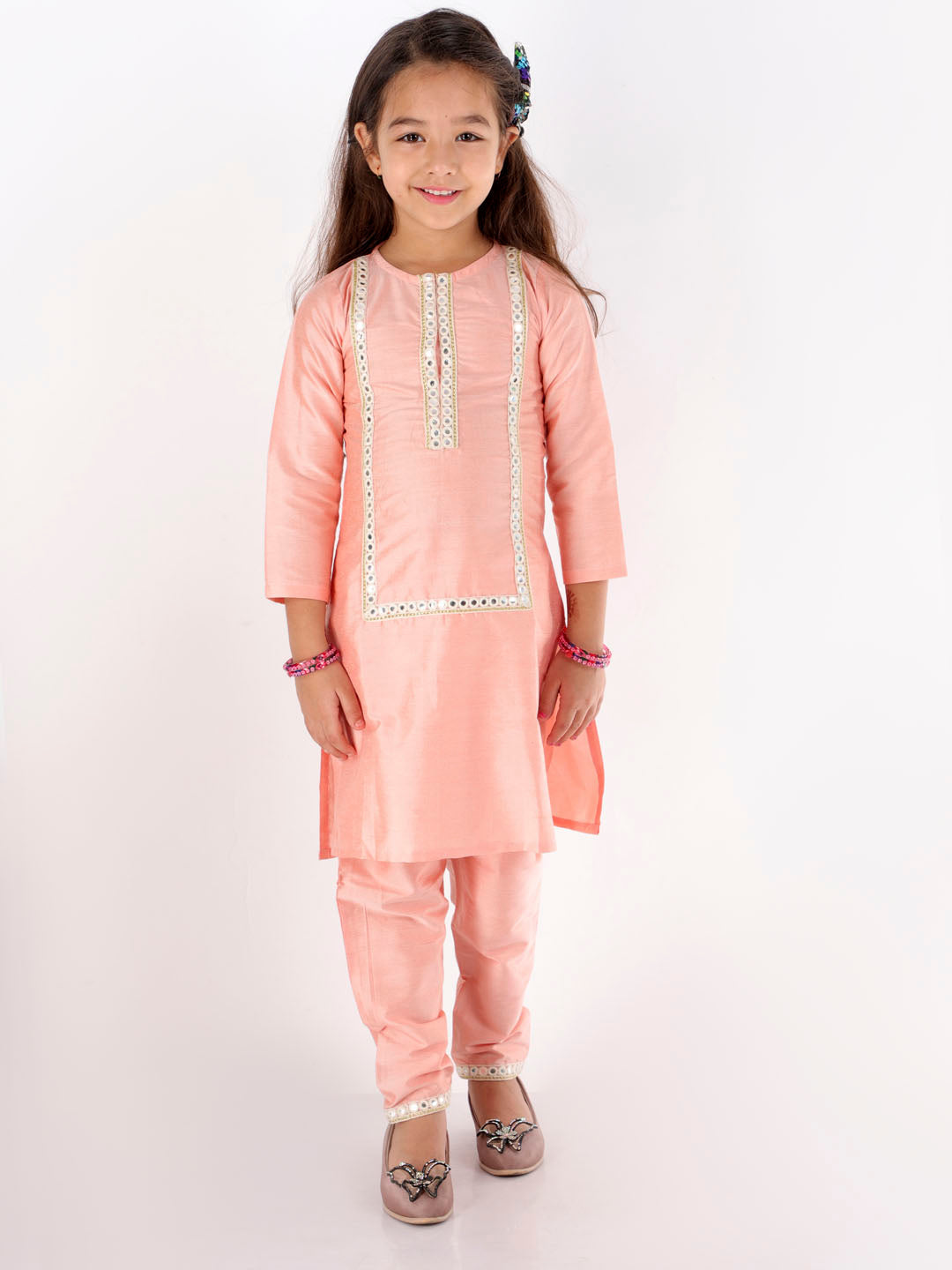 Viscose Kurta & Pant Set for Girls - Vastramay Girls