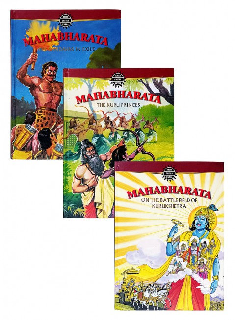 Mahabharata – 3 Volume Set - Amar Chitra katha